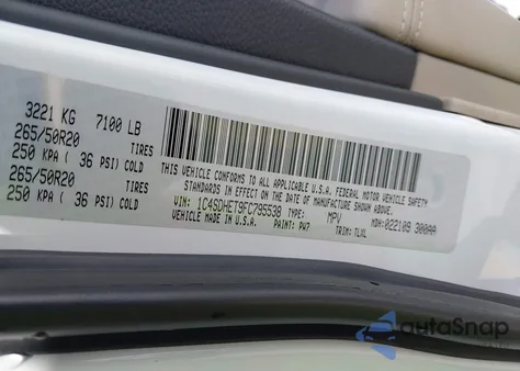 2015 Dodge Durango Citadel from USA, damaged, VIN 1C4SDHET9FC795538